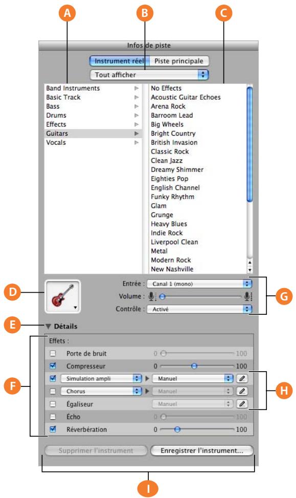 APPLE GARAGEBAND 3 - Pistes d'instruments réels et logiciels - 1