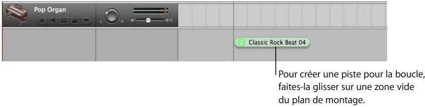 APPLE GARAGEBAND 3 - Ajout de boucles au plan de montage - 1