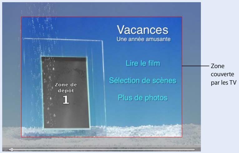 APPLE IDVD 6 - Pour afficher la zone couverte par les TV : - 1