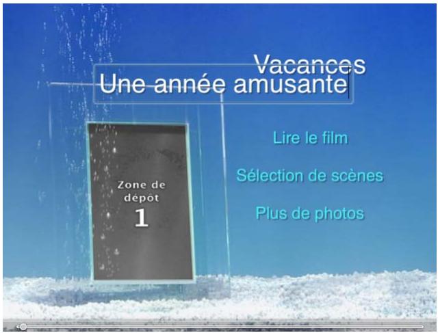 APPLE IDVD 6 - Pour personnaliser le texte : - 1