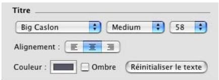 APPLE IDVD 6 - Pour personnaliser le texte : - 2