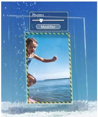 APPLE IDVD 6 - Pour ajouter un diaporama à la zone de dépôt : - 1