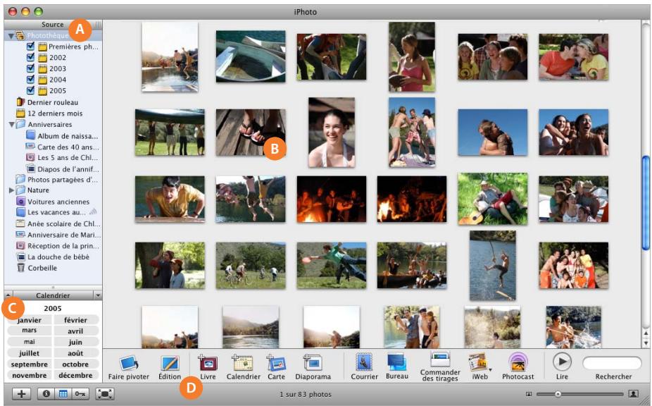 APPLE IPHOTO 6 - La fenêtre iPhoto - 1