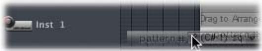 APPLE LOGIC PRO 7.1 - Pour exporter une série ultrabeat vers la fenêtre trier : - 1