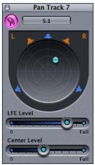 APPLE LOGIC PRO 7.1 - Fenêtre balance surround - 1