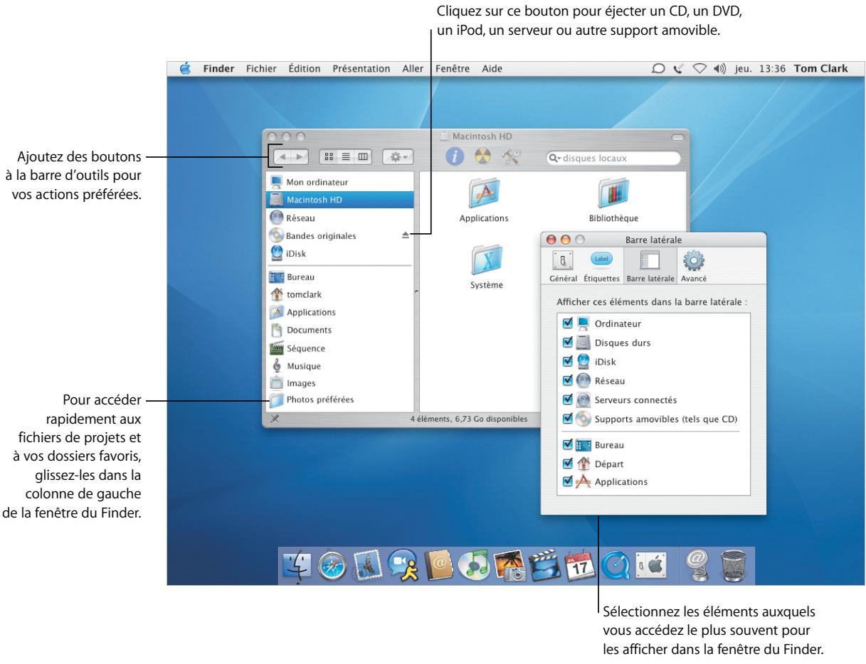 APPLE MAC OS X 10.3 - Personnalisation du Finder - 1