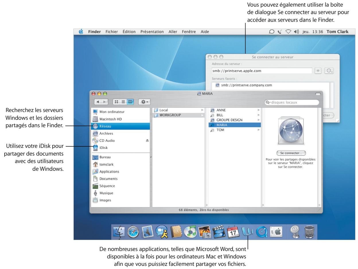APPLE PANTHER - Compatibilité avec Windows - 1