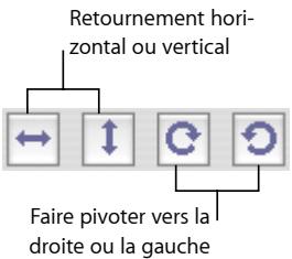 APPLE QUICKTIME 7.2 - Pour redimensionner ou faire pivoter une série quicktime : - 1