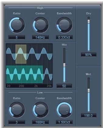 APPLE SOUNDTRACK PRO - Paramètres de sub-bass - 1