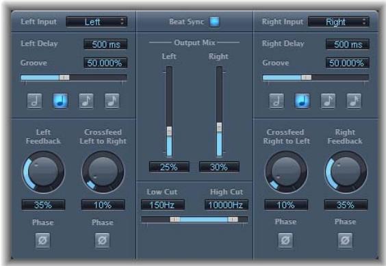 APPLE SOUNDTRACK PRO - Stereo delay - 1