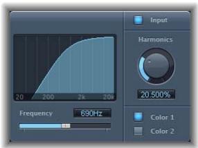 APPLE SOUNDTRACK PRO - Paramètres du module Exciter - 1