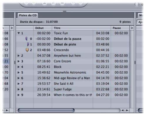 APPLE WAVEBURNER - Liste des pistes - 1