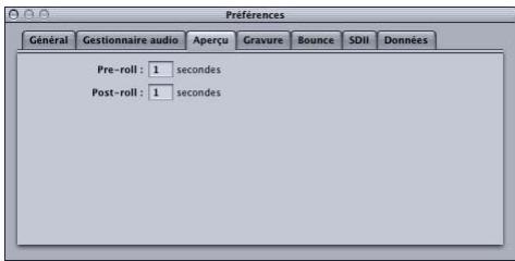 APPLE WAVEBURNER - Préférences pour l'aperçu - 1