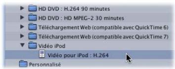 APPLE COMPRESSOR 2 - Prise en charge de la vidéo de l'ipod - 2