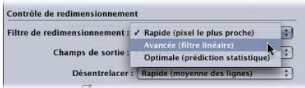 APPLE COMPRESSOR 2 - Contrôle de redimensionnement - 1