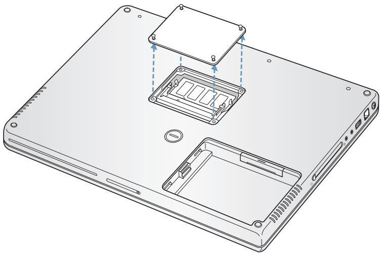 APPLE POWERBOOK G4 15-INCH - Étape 2 : installation de la mémoire - 1