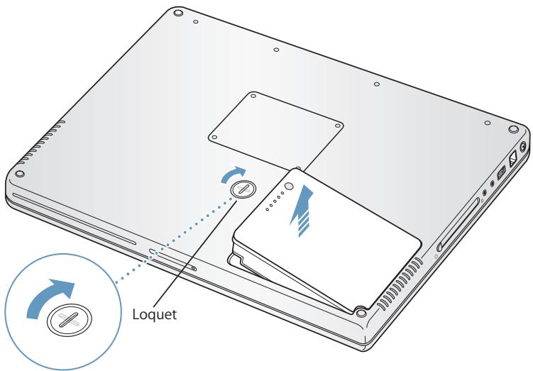 APPLE POWERBOOK G4 15-INCH - Étape 1: retrait de la batterie - 1