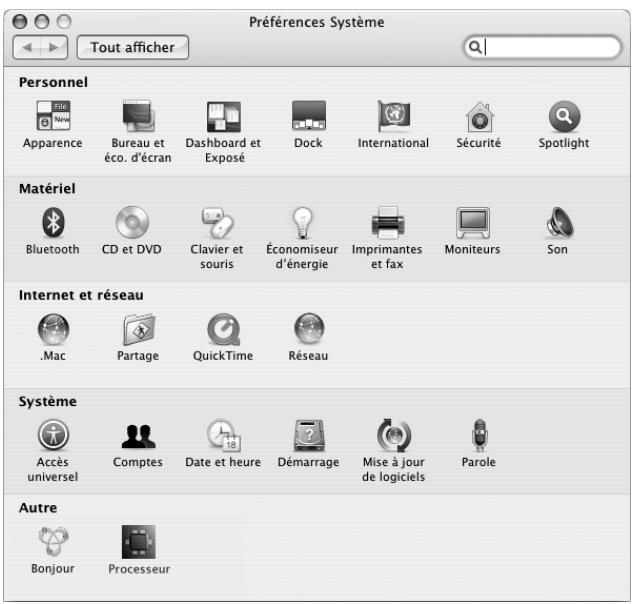 APPLE POWERBOOK G4 15-INCH - Personnalisation du bureau et réglage des préférences - 1