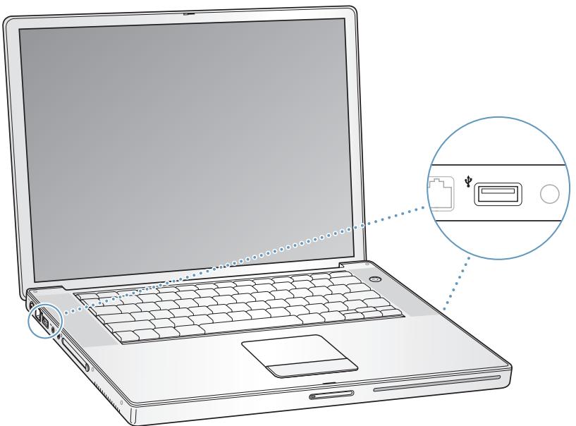 APPLE POWERBOOK G4 15-INCH - Utilisation de périphériques USB (universal serial bus) - 1