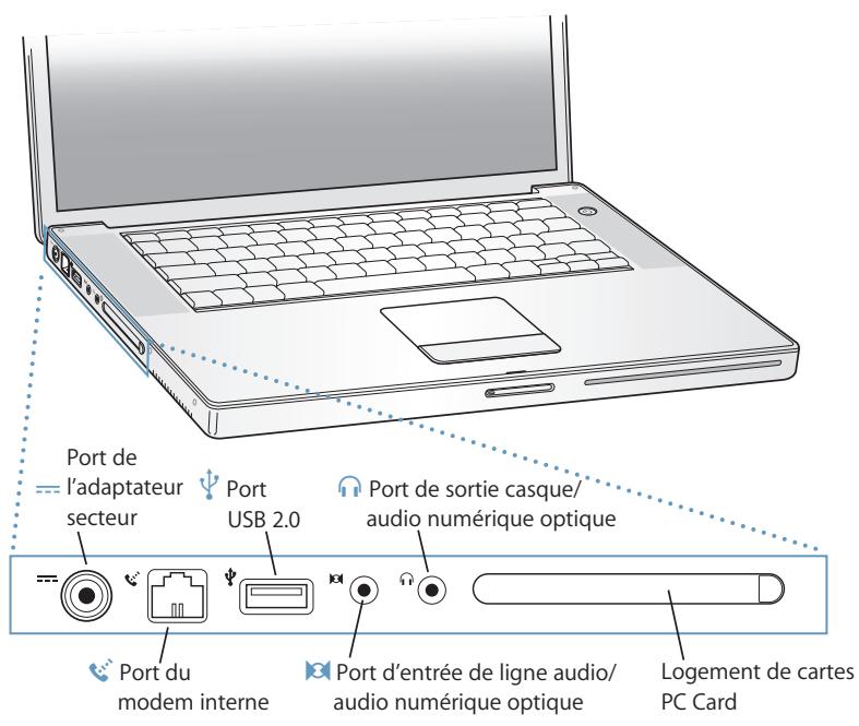 APPLE POWERBOOK G4 15-INCH - Fenêtre de l'antenne airport extreme/bluetooth - 1