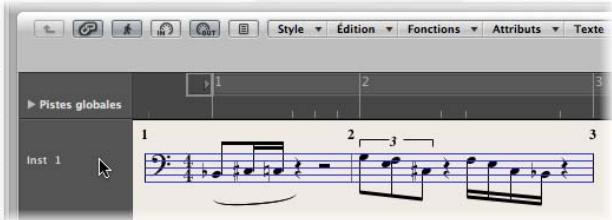 APPLE LOGIC PRO 8 - Sélection de plusieurs régions dans l'éditeur de partition - 2