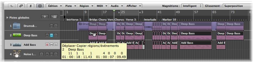 APPLE LOGIC PRO 8 - Ajout et suppression de régions - 1
