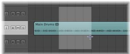 APPLE LOGIC PRO 8 - Pour utiliser l'outil Sélecteur : - 1