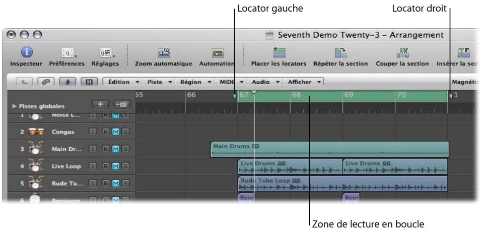 APPLE LOGIC PRO 8 - Utilisation du mode Cycle - 1