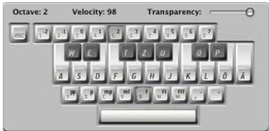 APPLE LOGIC PRO 8 - Pour activer le clavier avec verrouillage majuscules : - 1