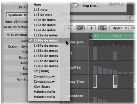 APPLE LOGIC PRO 8 - Modification de l'affichage des grilles et des barres - 1