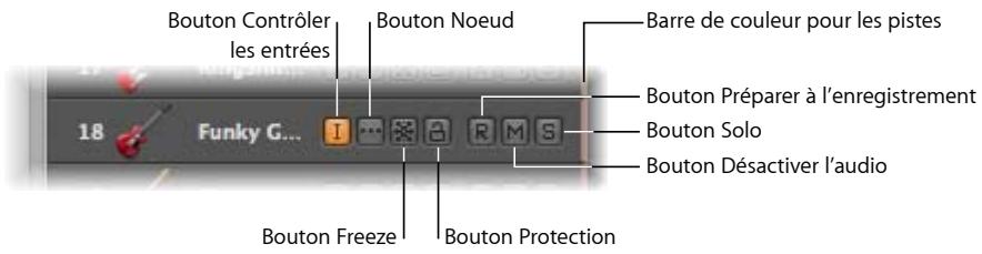 APPLE LOGIC PRO 8 - Configuration de l'en-tête de piste - 1