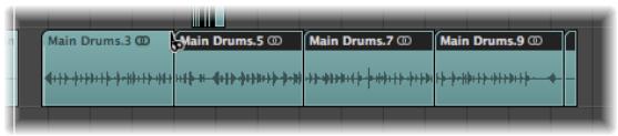 APPLE LOGIC PRO 8 - Pour creer de measles divisions de resolution (remplaçant la valeur d'alignement actuelle): - 2