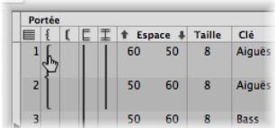 APPLE LOGIC PRO 8 - Crochets et connexions de traits de mesure - 1