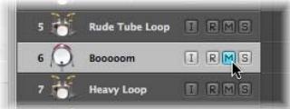 APPLE LOGIC PRO 8 - Désactivation du son des pistes - 1