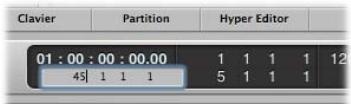 APPLE LOGIC PRO 8 - Saisie de valeurs numériques - 1