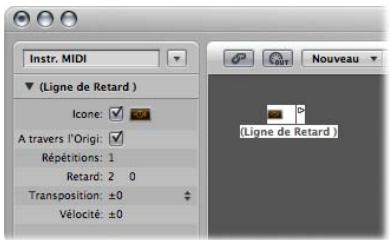 APPLE LOGIC PRO 8 - Objet Ligne de retard - 1