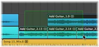 APPLE LOGIC PRO 8 - Sélections par étirement - 1