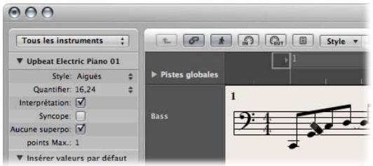 APPLE LOGIC PRO 8 - Suppression d'objets dans l'éditeur de partition - 1