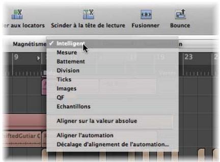 APPLE LOGIC PRO 8 - Alignment des régions modifiées sur des positions temporelles - 1