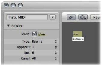 APPLE LOGIC PRO 8 - Objet ReWire - 1