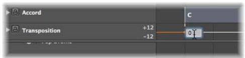 APPLE LOGIC PRO 8 - Pour creer un événement de transposition dans le piste de transposition, effectuez l'une des opérations suivantes : - 1