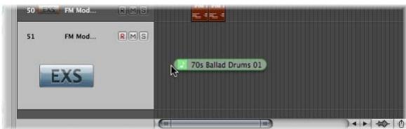 APPLE LOGIC PRO 8 - Pour découvert comment les zones de la fenêtre Arrangement interagissant : - 7