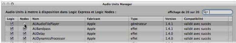 APPLE LOGIC PRO 8 - Éléments ne pouvant pas été traités sur un ordinateur nœud - 1