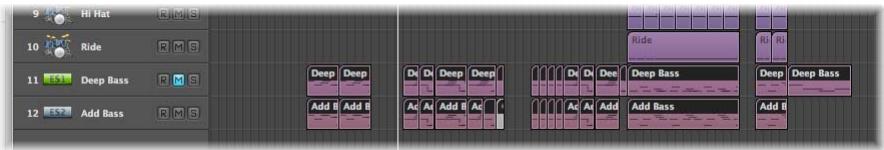 APPLE LOGIC PRO 8 - Ajout et suppression de régions - 2