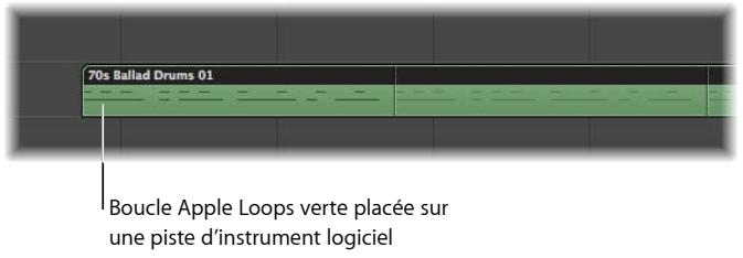 APPLE LOGIC PRO 8 - Boucles Apple Loops vertes et bleues - 4