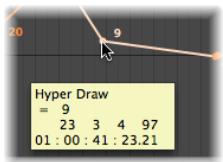 APPLE LOGIC PRO 8 - Pour afficher et creer des événements de contrôle: - 3