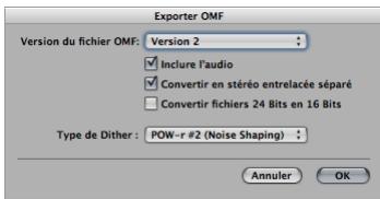 APPLE LOGIC PRO 8 - Exportation de fichiers OMF - 1