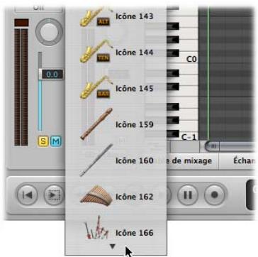 APPLE LOGIC PRO 8 - Menu déroulants et menus locaux - 1