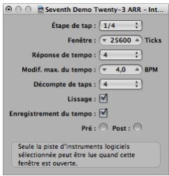 APPLE LOGIC PRO 8 - Pour passer en mode de synchronisation manuelle, effectuez l'une des opérations suivantes: - 1