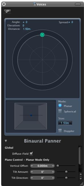 APPLE LOGIC PRO 8 - Utilisation du panner binaural - 1